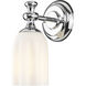 Orion 1 Light 4.75 inch Chrome Wall Sconce Wall Light