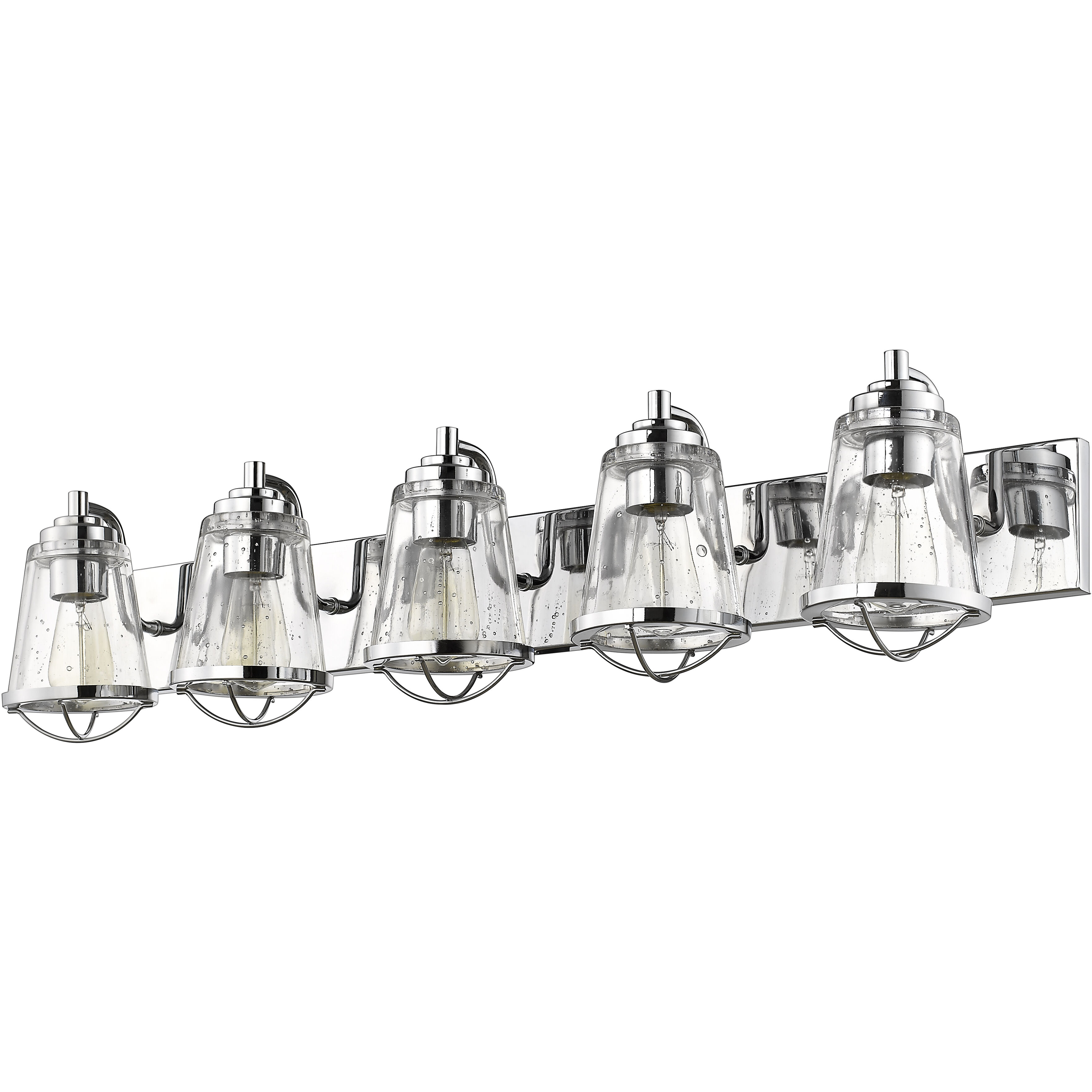 Mariner 5 Light 40 inch Chrome Vanity Wall Light