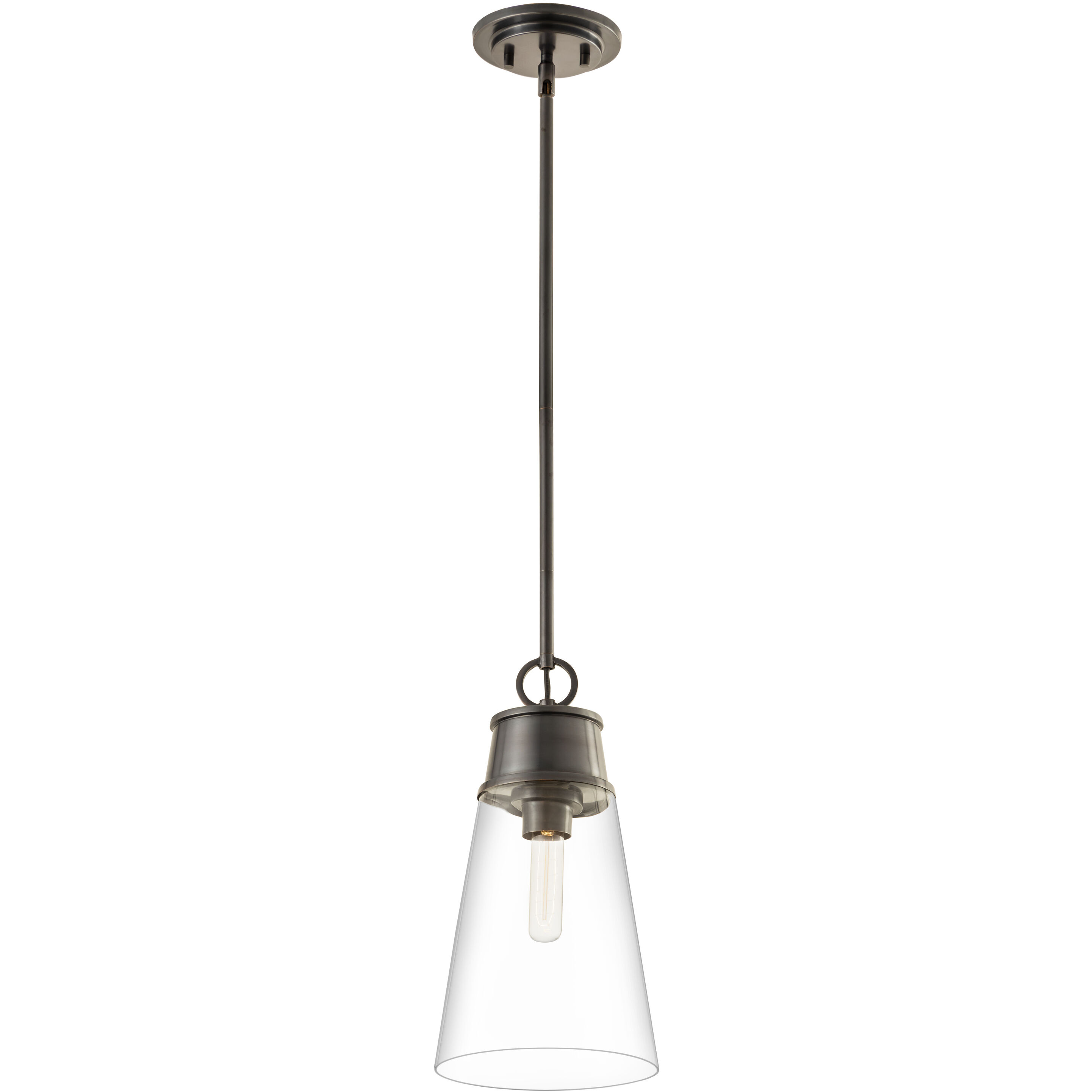 Wentworth 1 Light 7.5 inch Plated Bronze Pendant Ceiling Light