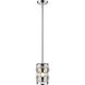 Dealey 1 Light 6.5 inch Chrome Pendant Ceiling Light