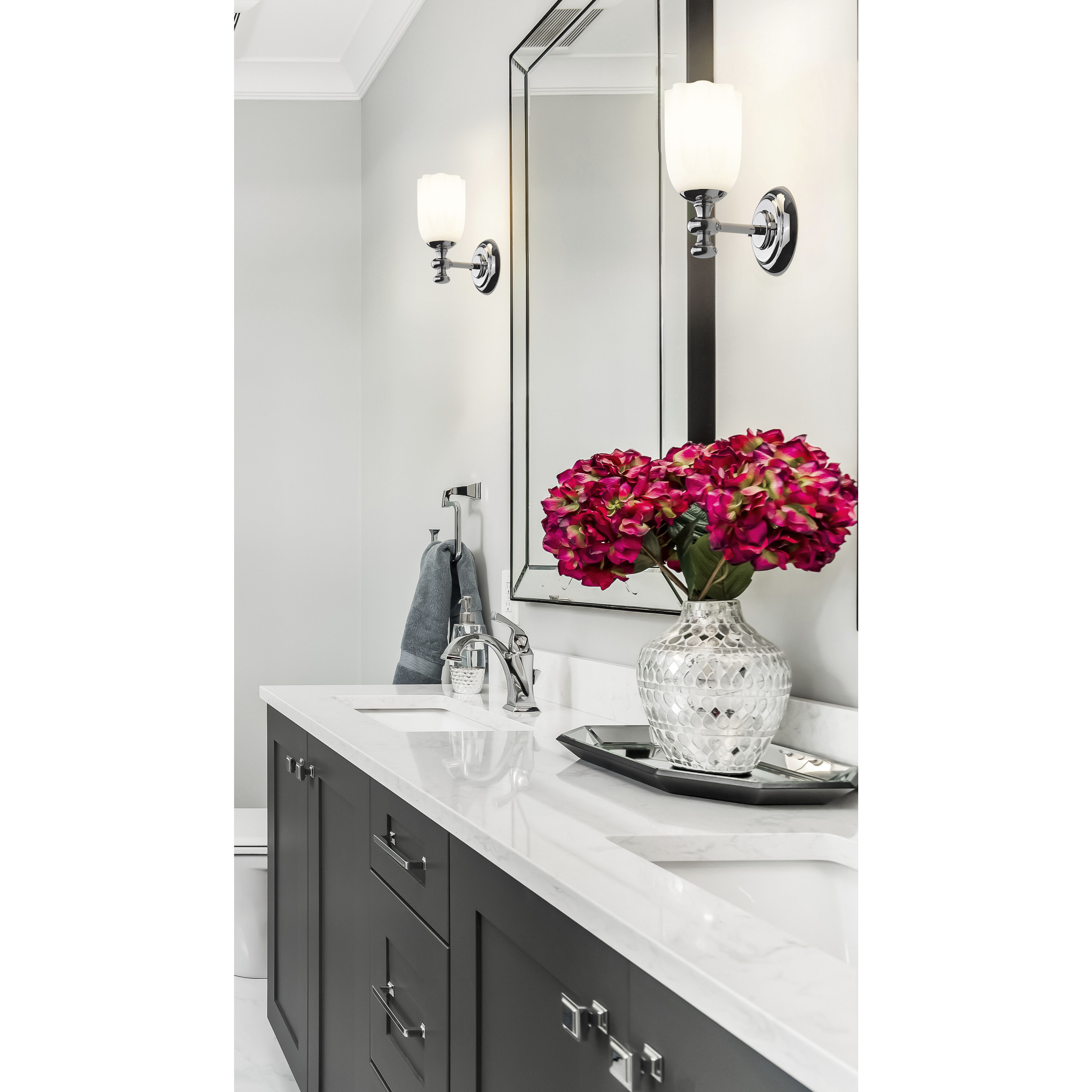 Orion 1 Light 4.75 inch Chrome Wall Sconce Wall Light