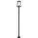 Broughton 4 Light 115.75 inch Black Outdoor Post Mounted Fixture