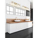Landon 5 Light 42 inch Modern Gold Vanity Wall Light