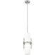 Cayden 1 Light 6.5 inch Brushed Nickel Pendant Ceiling Light
