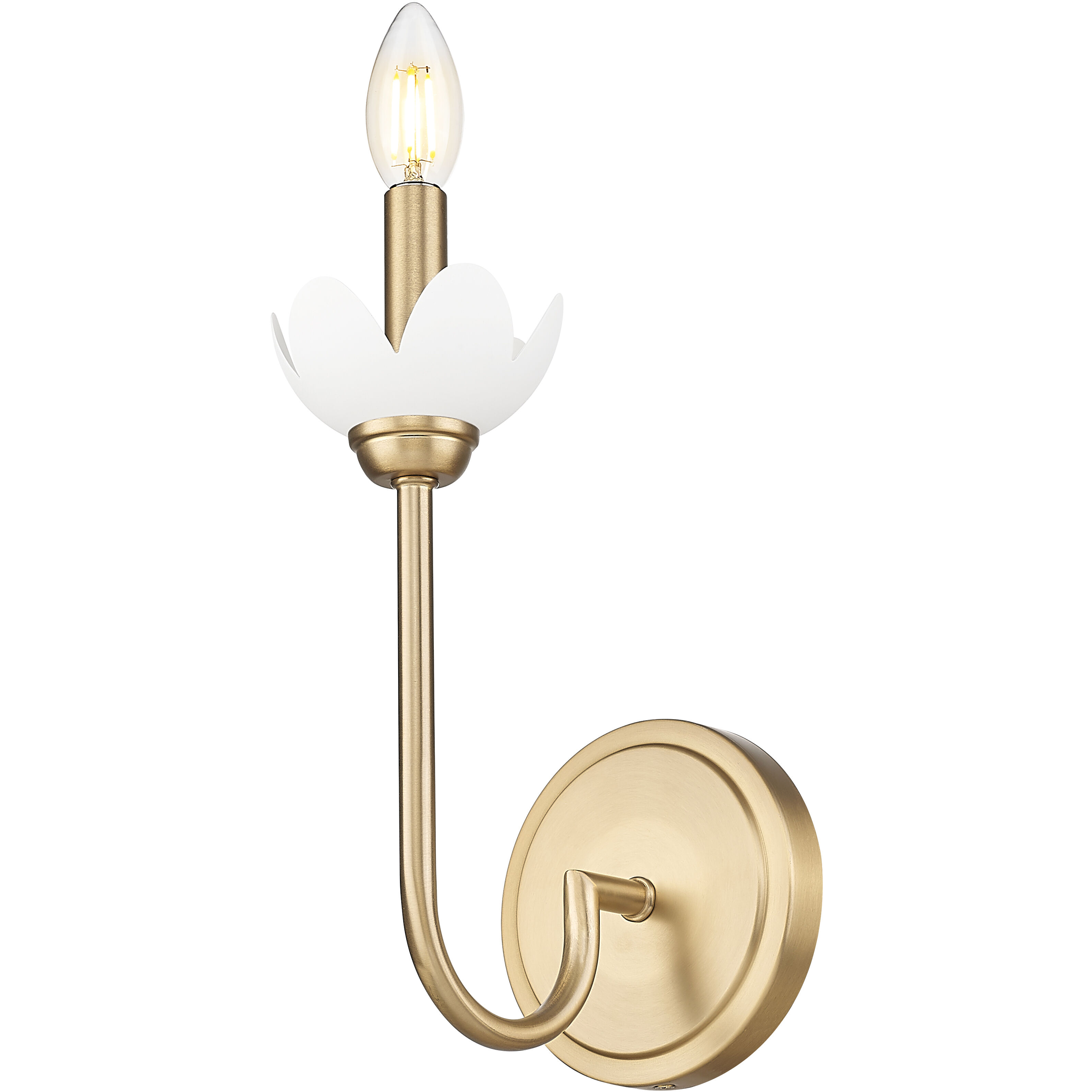 Allistair Wall Sconce Wall Light in Modern Gold