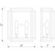 Titania 2 Light 10 inch Matte Black Wall Sconce Wall Light
