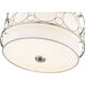 Kendall 3 Light 17 inch Brushed Nickel Pendant Ceiling Light