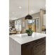 Landry 1 Light 10 inch Matte Black and Rubbed Brass Pendant Ceiling Light