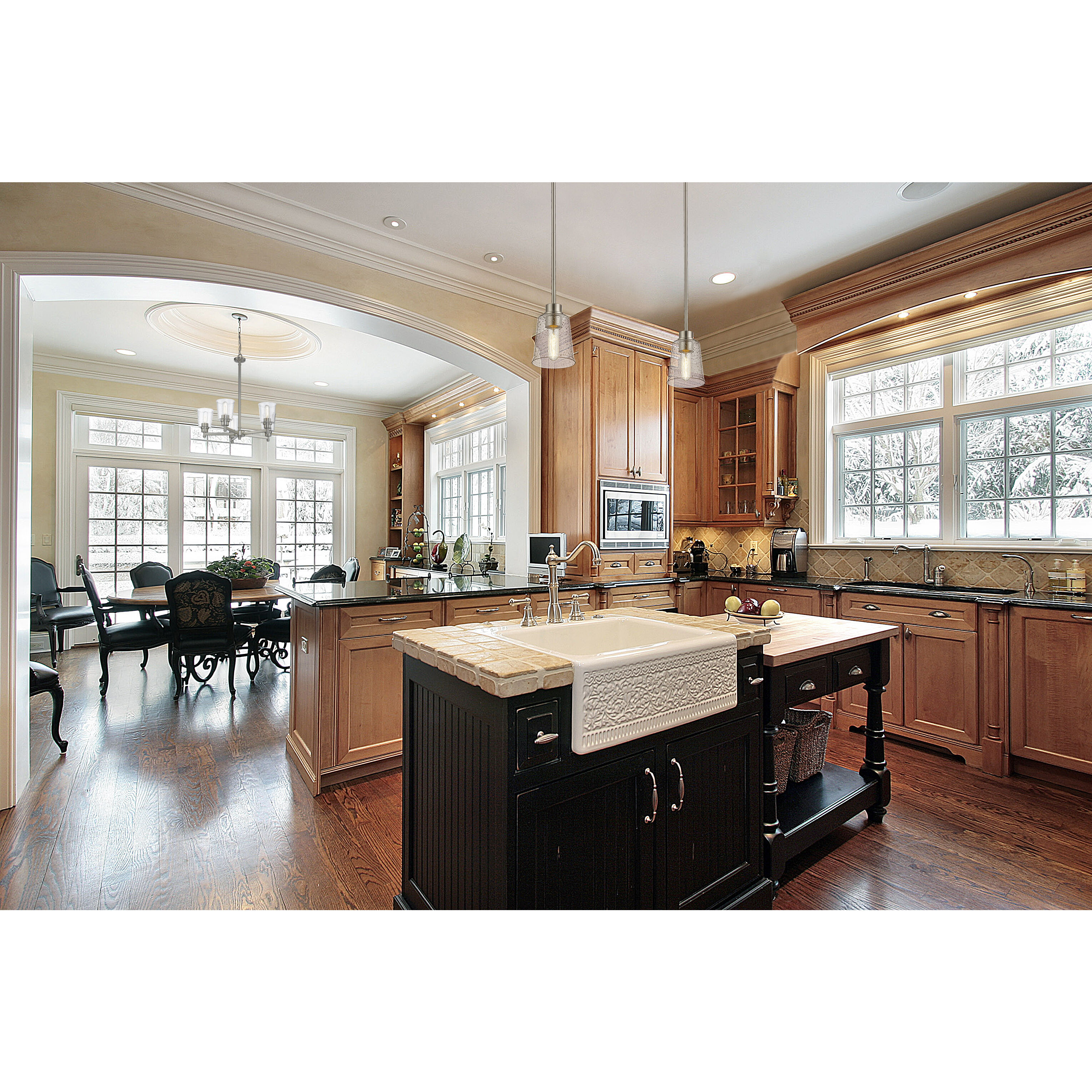 Bohin 1 Light 5 inch Brushed Nickel Pendant Ceiling Light