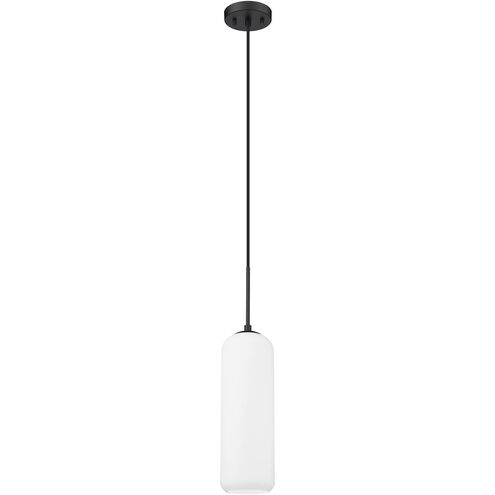 Monty 1 Light 5.25 inch Matte Black Pendant Ceiling Light