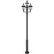 Westover 12 Light 138.25 inch Black Outdoor Post Mounted Fixture in G9