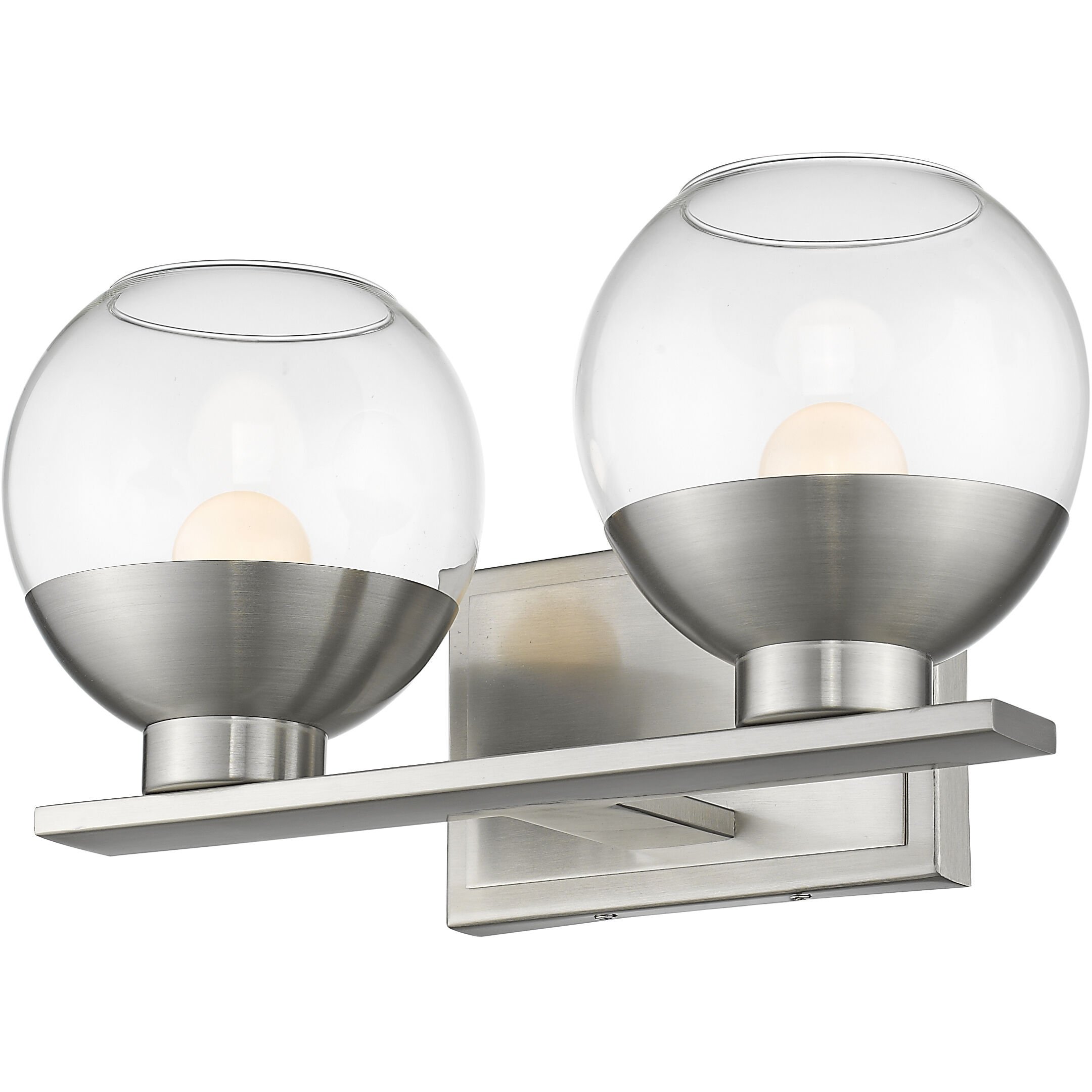 Osono LED 14.25 inch Brushed Nickel Vanity Wall Light