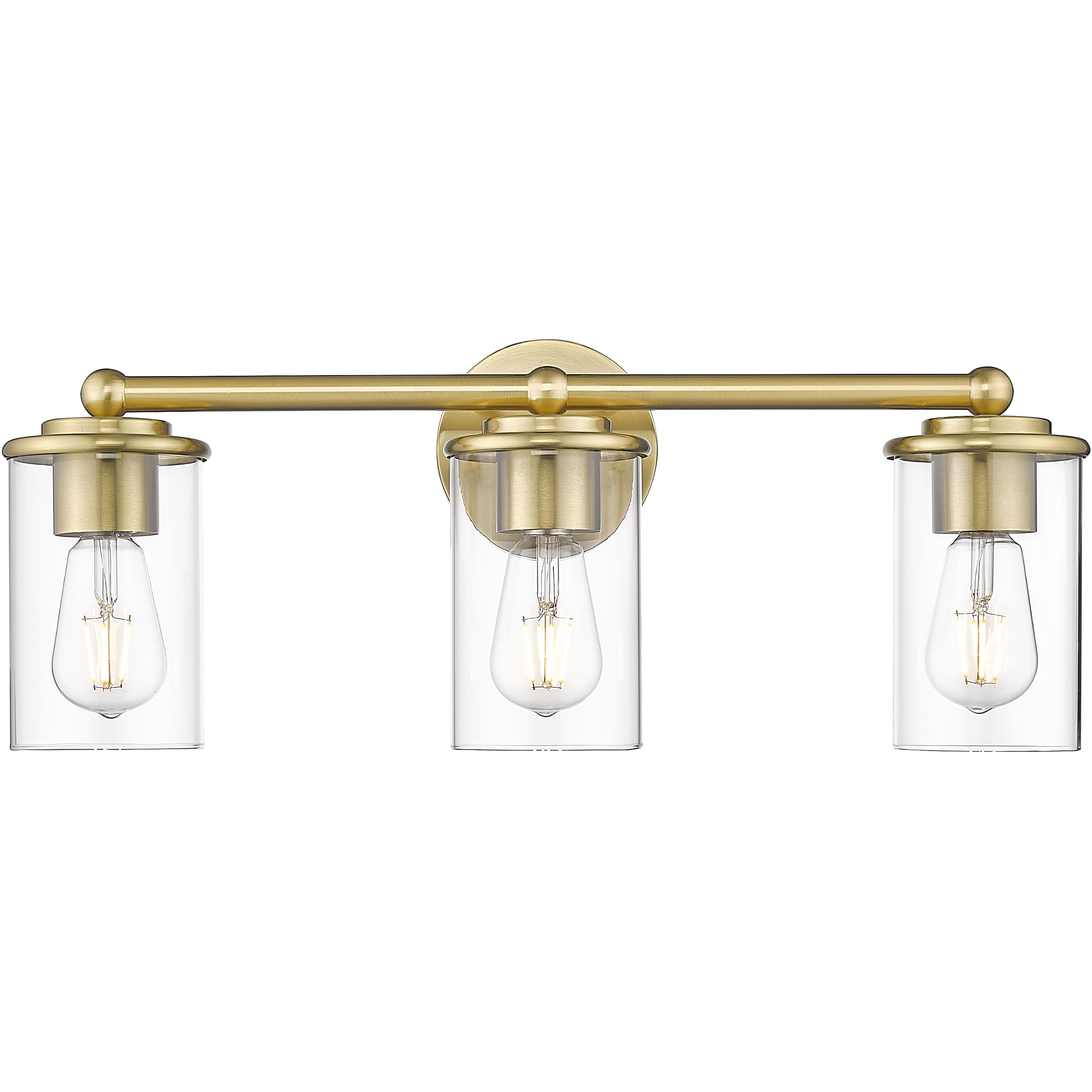 Thayer 3 Light 22.5 inch Luxe Gold Vanity Wall Light