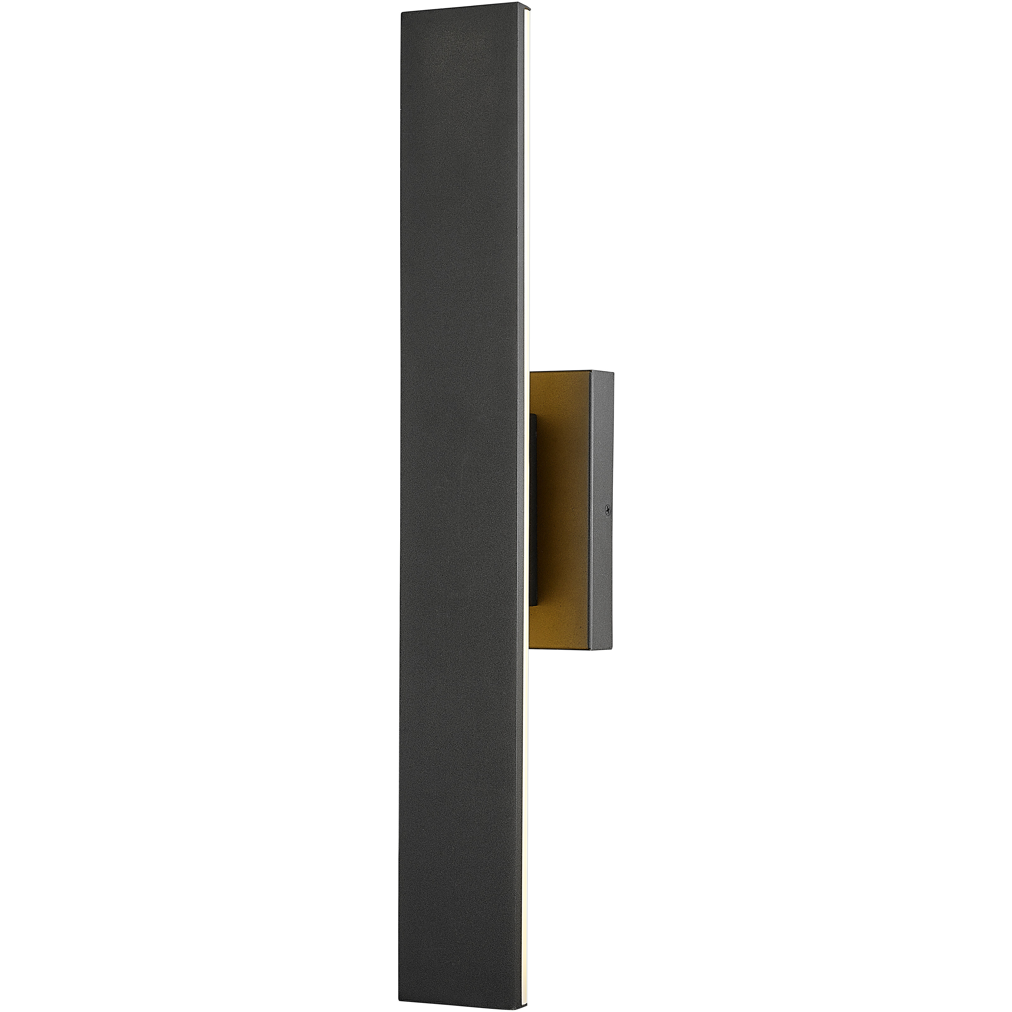 Stylet LED 24 inch Sand Black Outdoor Wall Light