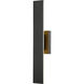 Stylet LED 24 inch Sand Black Outdoor Wall Light