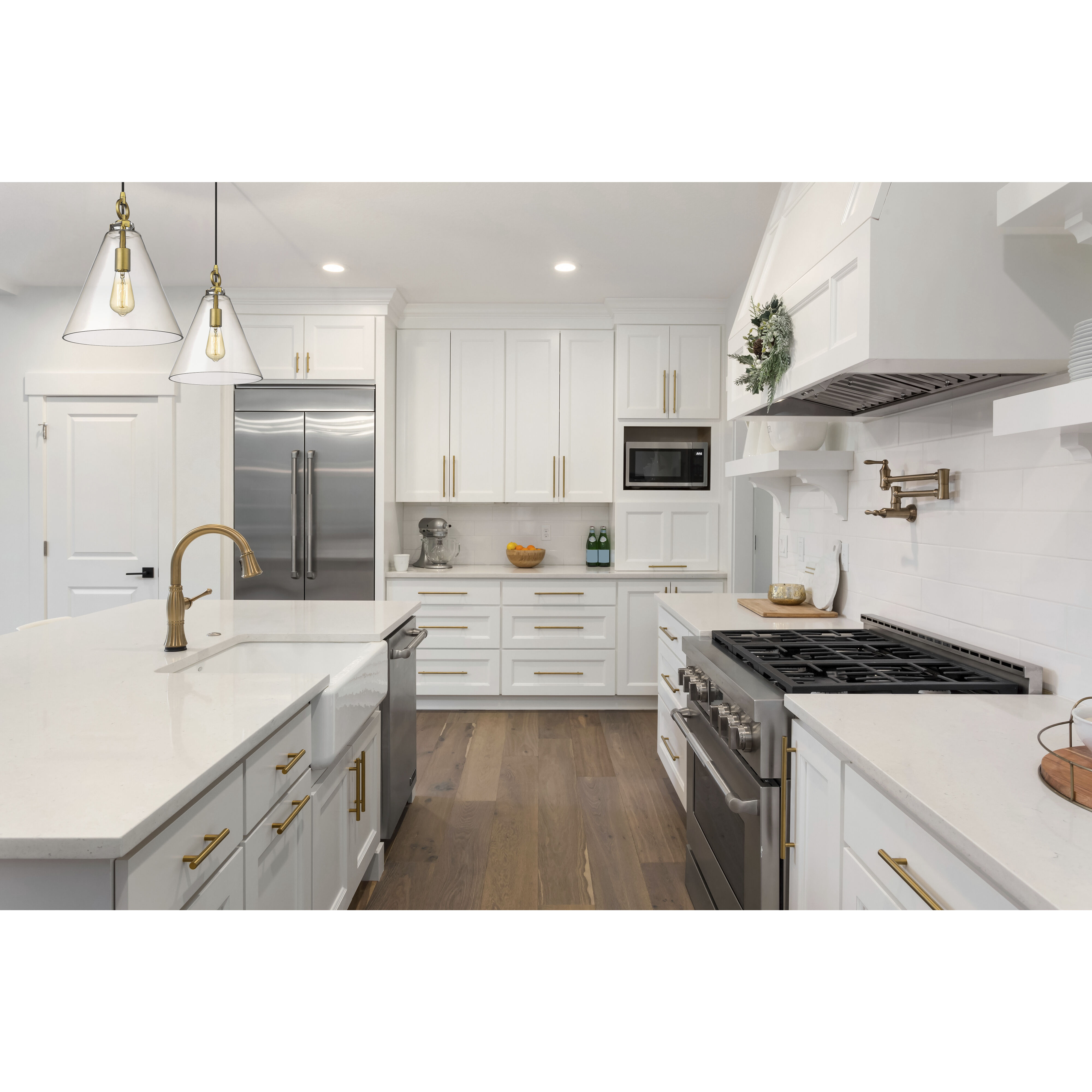 Harper 1 Light 11.5 inch Rubbed Brass Pendant Ceiling Light