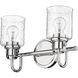 Kinsley 2 Light 14.5 inch Chrome Bath Vanity Wall Light