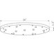 Multi Point Canopy Matte Black Ceiling Plate