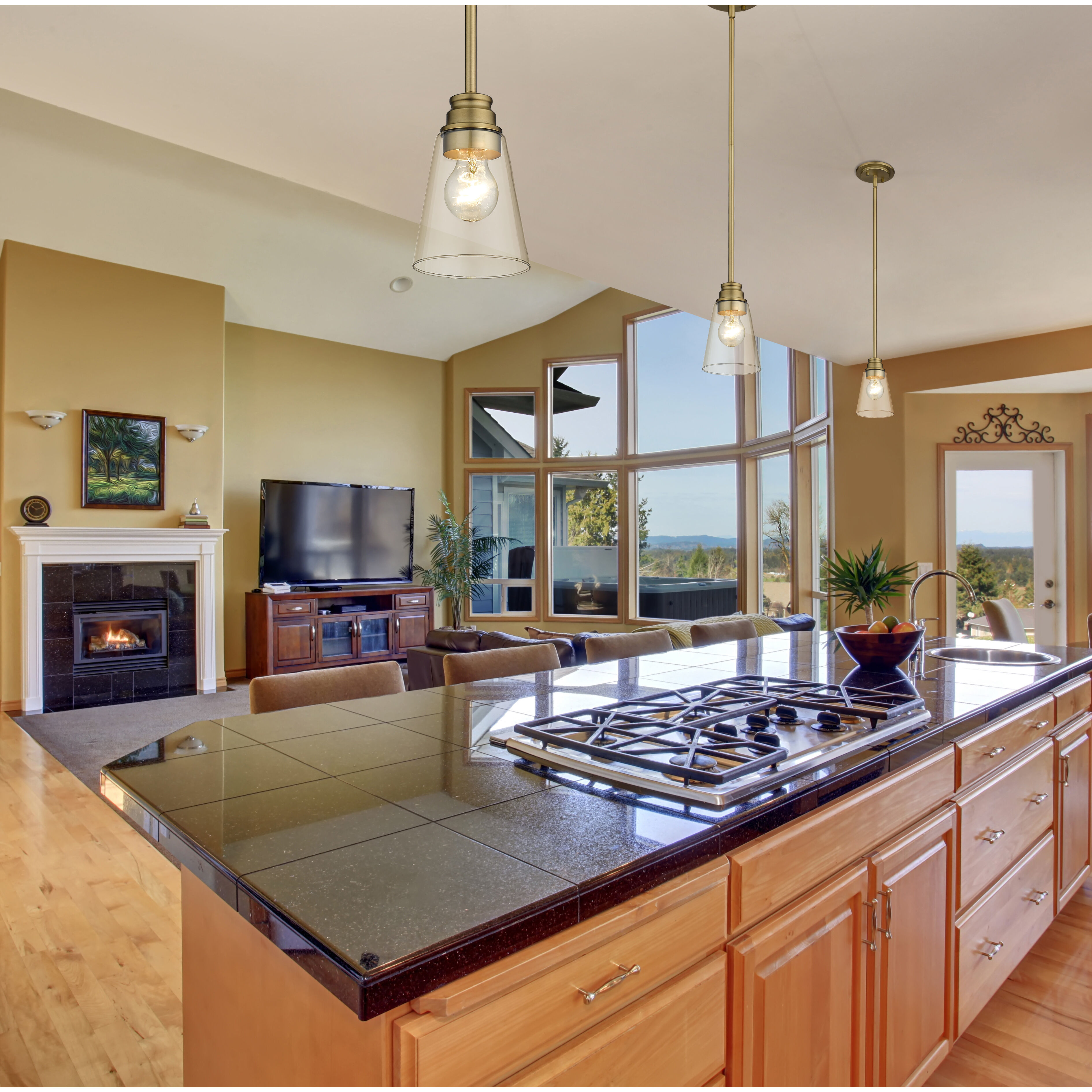 Annora 1 Light 5.5 inch Olde Brass Pendant Ceiling Light in 1.76