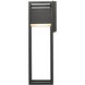 Barwick LED 24.5 inch Black Outdoor Wall Light