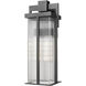 Fortis 2 Light 23.5 inch Sand Black Outdoor Wall Light