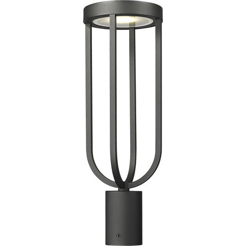 Leland LED 21 inch Sand Black Outdoor Post Mount Fixture