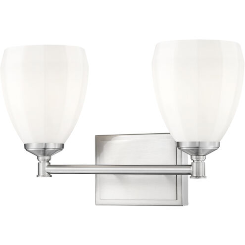 Oren 2 Light 16 inch Brushed Nickel Bath Vanity Light Wall Light