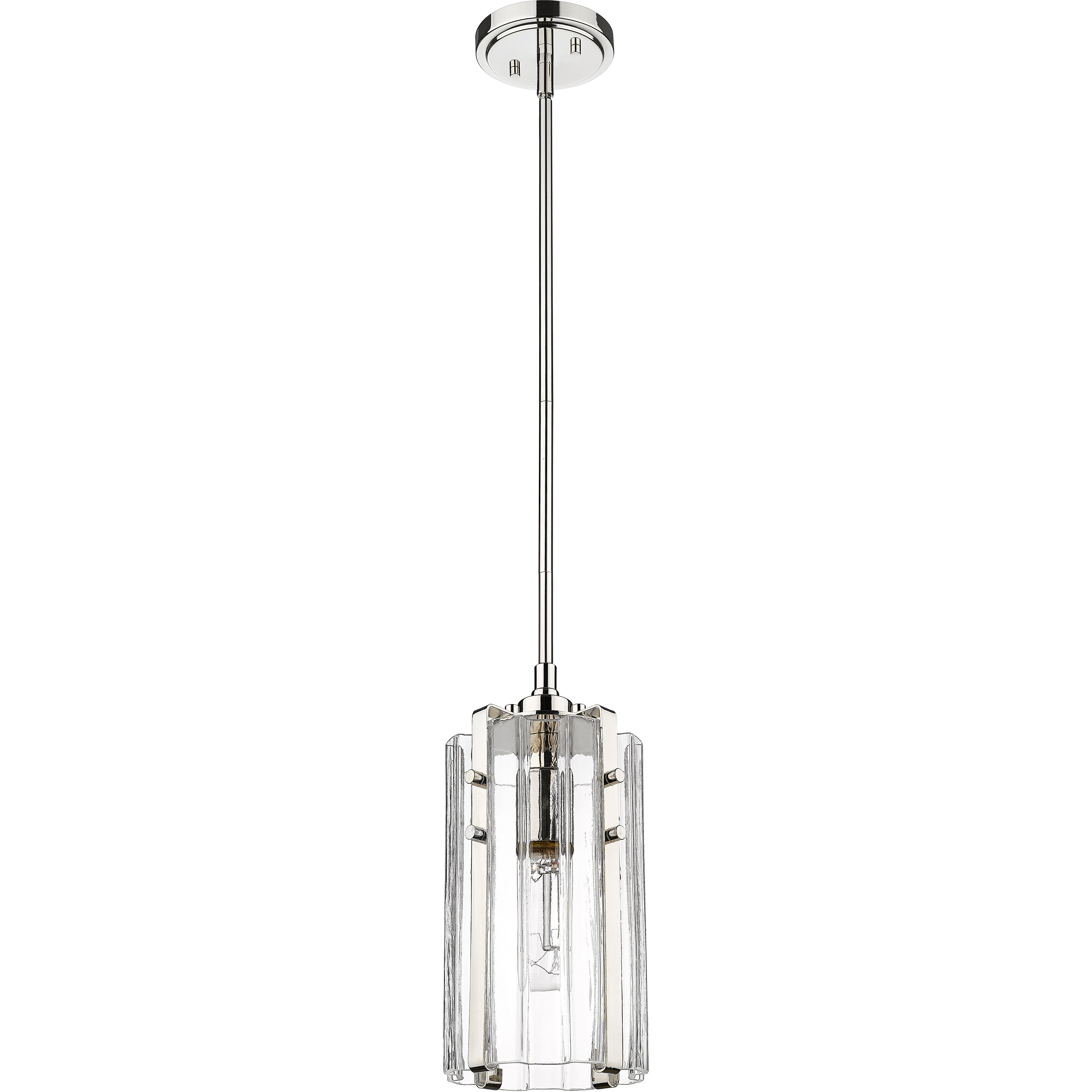 Alverton 1 Light 5.5 inch Polished Nickel Pendant Ceiling Light