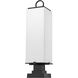 Sana 3 Light 28.25 inch Black Outdoor Pier Mounted Fixture