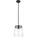 Callista 1 Light 10 inch Matte Black Pendant Ceiling Light