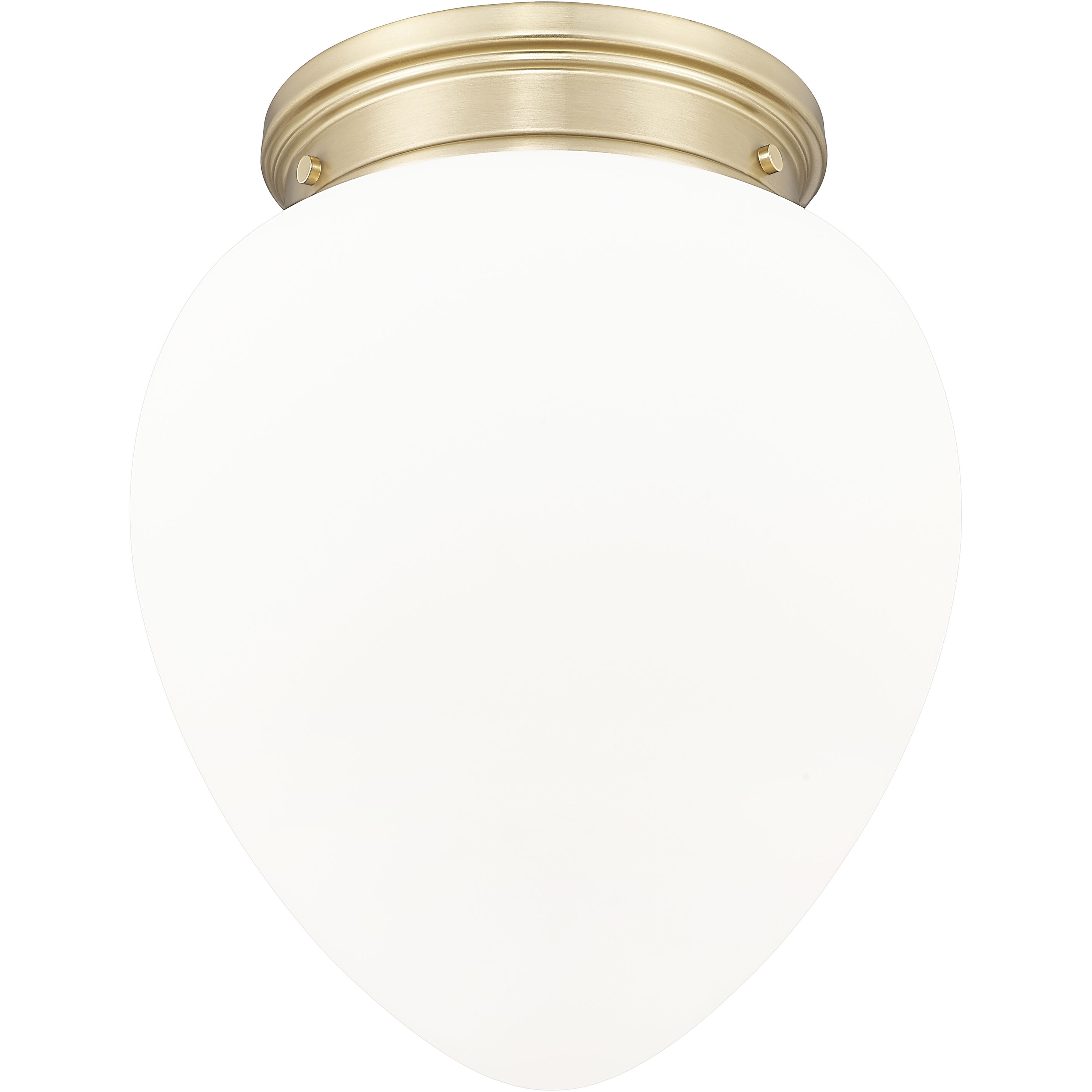 Gideon 1 Light 12.5 inch Modern Gold Flush Mount Ceiling Light