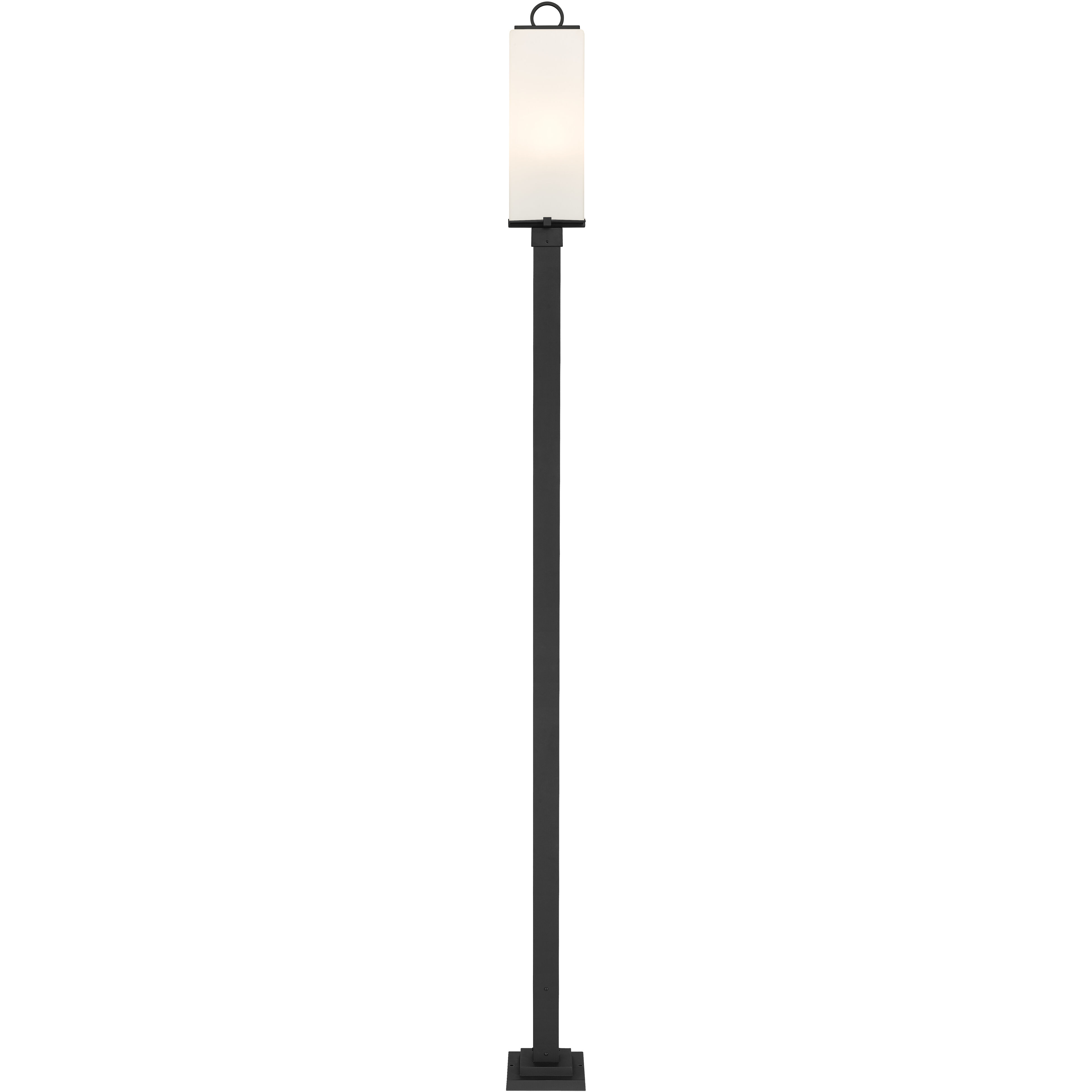 Sana 3 Light 120.25 inch Black Outdoor Post Mounted Fixture