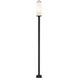 Sana 3 Light 120.25 inch Black Outdoor Post Mounted Fixture