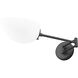 Breton 1 Light 28 inch Matte Black Wall Sconce Wall Light