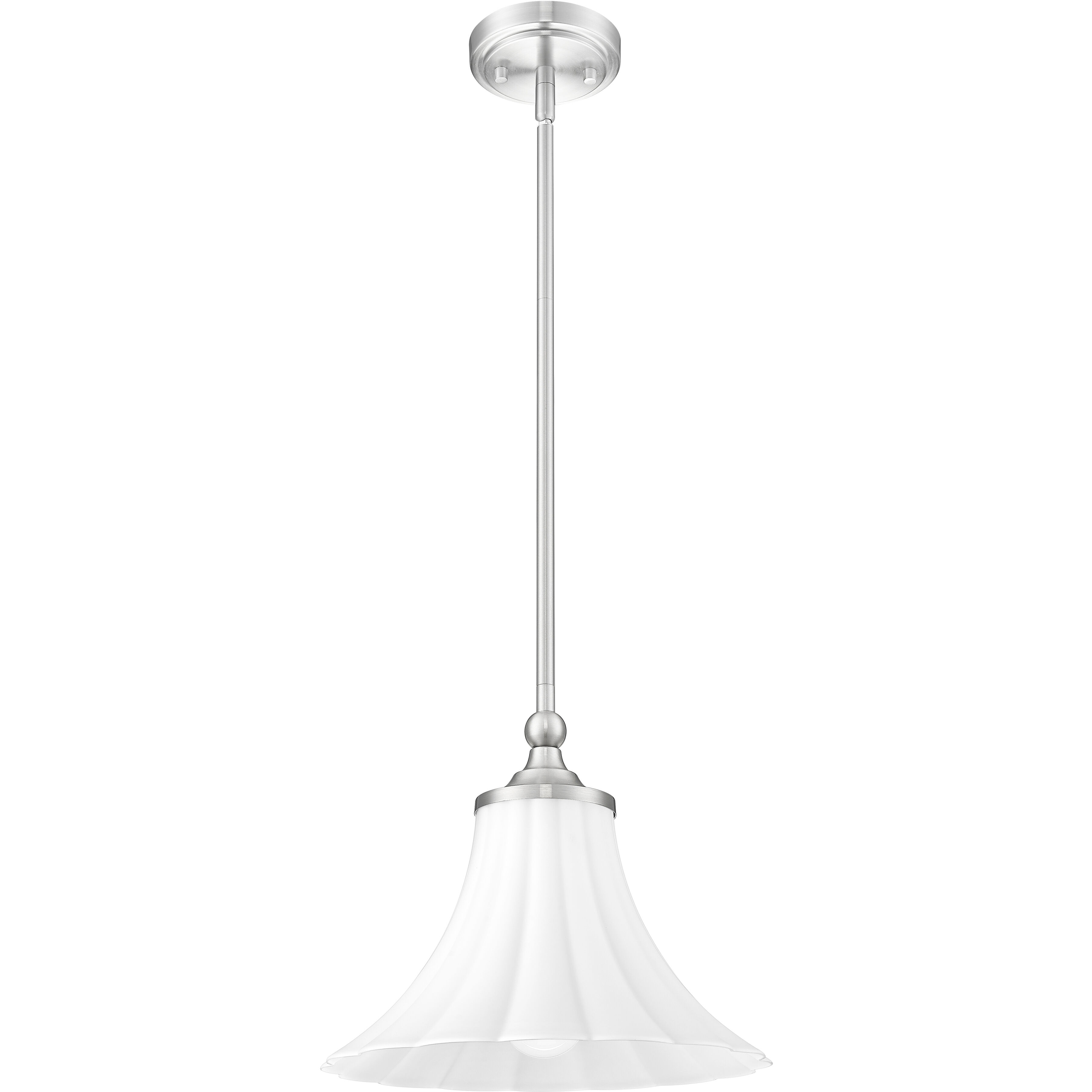 Fleur Pendant Ceiling Light in Brushed Nickel
