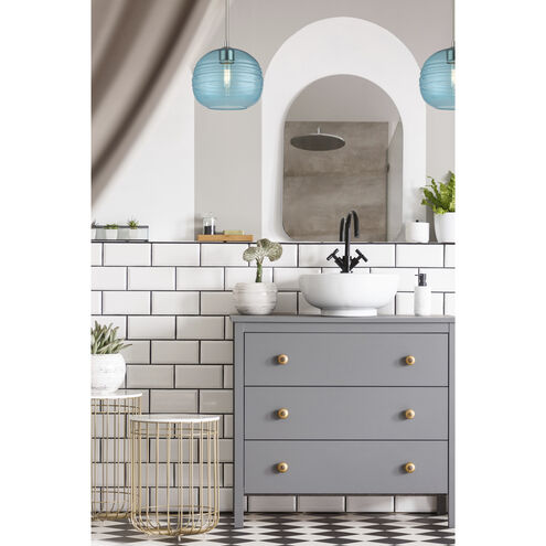 Harmony 1 Light 10 inch Brushed Nickel Pendant Ceiling Light