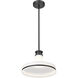 Reznor Pendant Ceiling Light in Matte Black