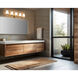 Henri 5 Light 42 inch Modern Gold Bathroom Vanity Wall Light