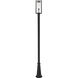 Dunbroch 1 Light 115.75 inch Black Outdoor Post Mounted Fixture