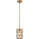 Dealey 1 Light 6.5 inch Heirloom Brass Pendant Ceiling Light