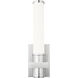 Idris LED 5 inch Brushed Nickel Wall Sconce Wall Light