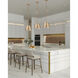 Lilly 1 Light 12 inch Modern Gold Pendant Ceiling Light