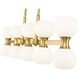 Artemis 10 Light 40 inch Modern Gold Linear Chandelier Ceiling Light