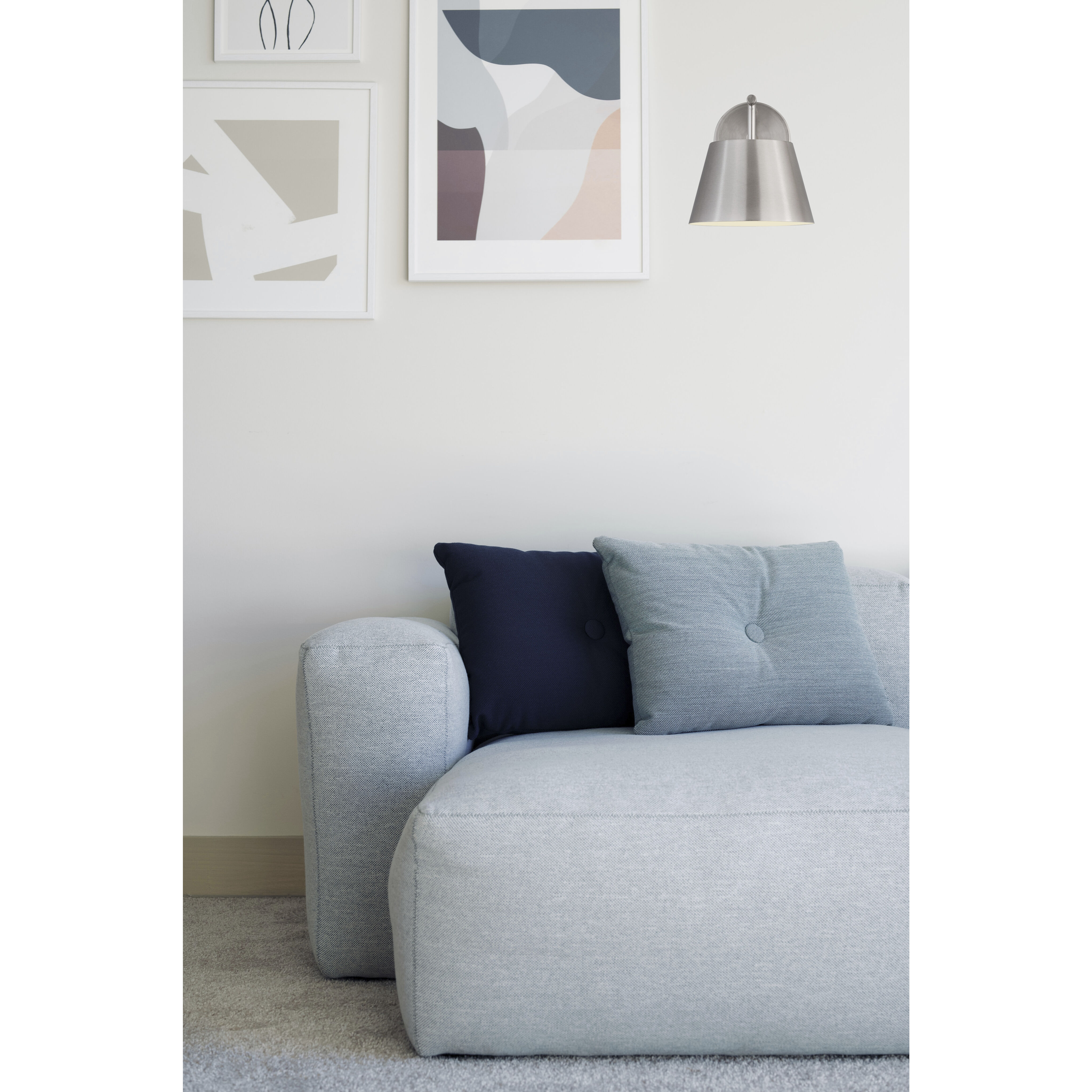 Lilly 1 Light 8 inch Brushed Nickel Wall Sconce Wall Light