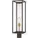 Dunbroch 1 Light 27.75 inch Deep Bronze and Outdoor Brass Outdoor Post Mount Fixture