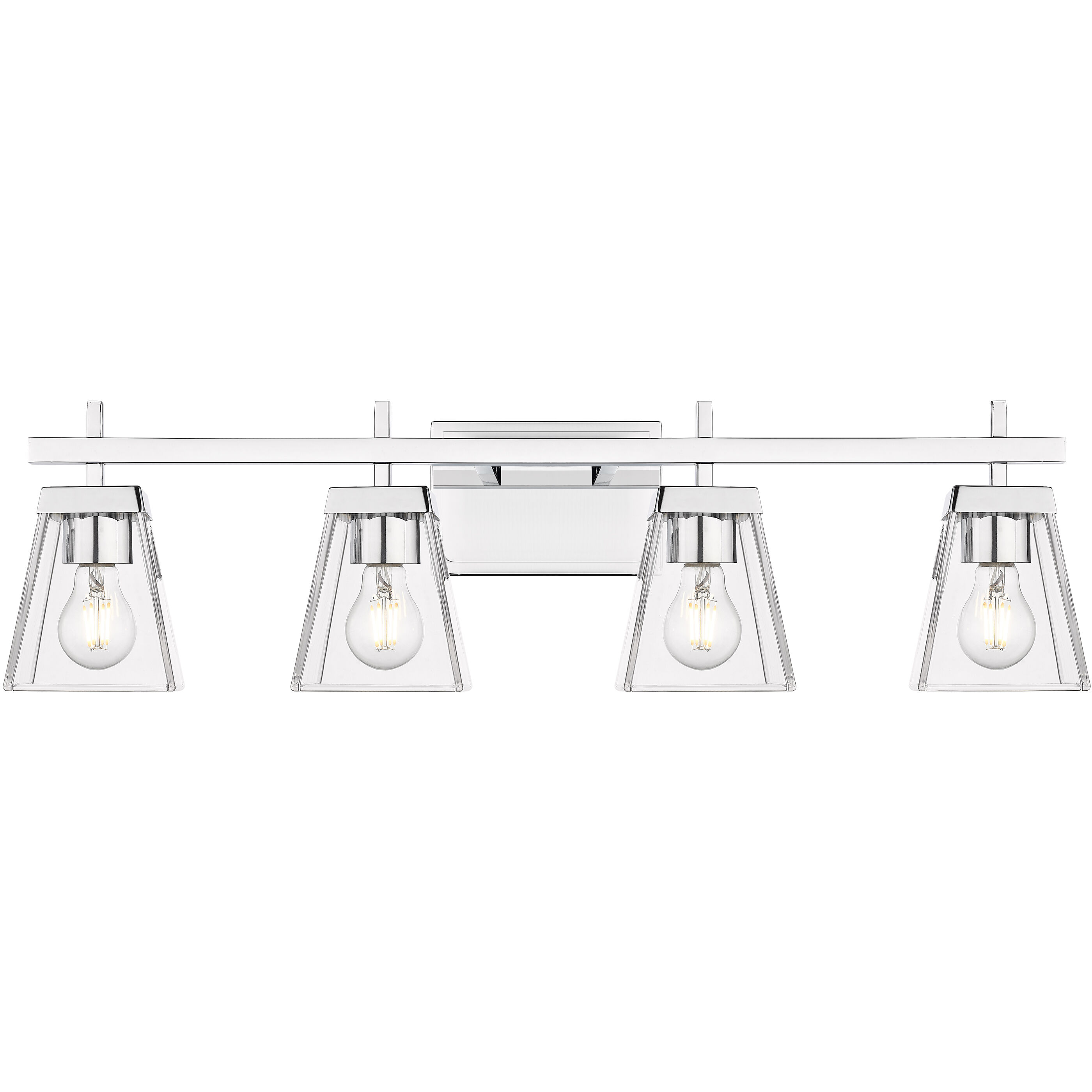 Lauren 4 Light 30.5 inch Chrome Vanity Wall Light