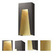 Millenial LED 18 inch Bronze Gold Outdoor Wall Light