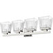 Astor 4 Light 29 inch Brushed Nickel Vanity Wall Light