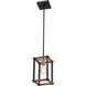 Kirkland 1 Light 6.25 inch Rustic Mahogany Pendant Ceiling Light