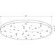 Multi Point Canopy Rubbed Brass Ceiling Plate